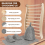 Sauna Backrest Sauna Wooden Comfortable S-Shape Design Sauna Chair 4