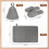Sauna Backrest Sauna Wooden Comfortable S-Shape Design Sauna Chair 5