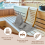 Sauna Backrest Sauna Wooden Comfortable S-Shape Design Sauna Chair 3