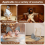 Sauna Backrest Sauna Wooden Comfortable S-Shape Design Sauna Chair 6
