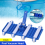14 Inch Pool Vacuum Head with Wheels Side Brush Flexible for Pond Spa 3