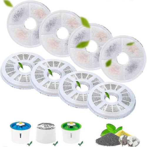 6/8 Pack Cat Drinker Filter Compatible with Catit, Replaceable