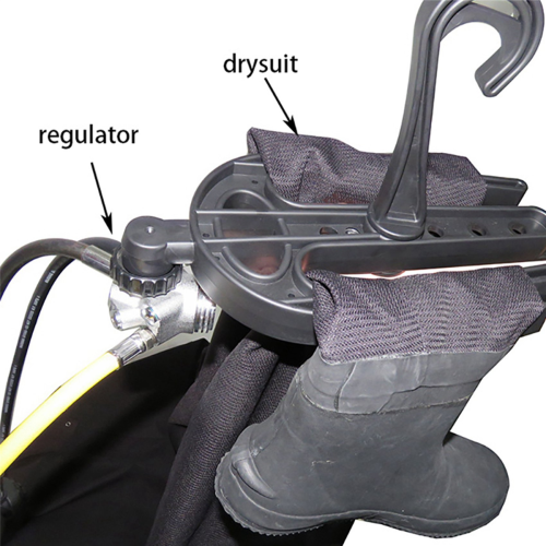 Diving Clothes Hanger Bracket BCD Drysuit Hanger Storage Dry Suit 1