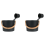 Finnish Sauna Aluminum Bucket, Long-Handled Spoon Set, Bathroom 1