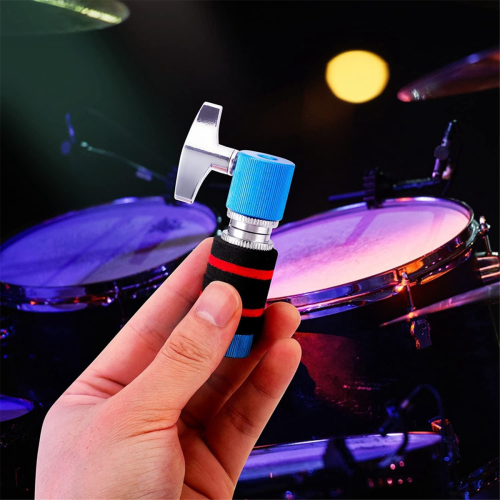 Jazz Drum Hi-Hat Cymbal Clutch for Percussion Accessories Blue 1