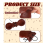 1 Pair Spanish Castanets Wood Hand Percussion Castanets(Brown) 2