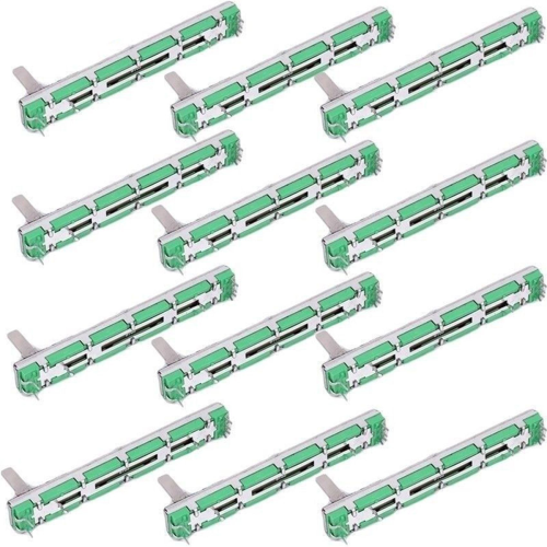 20Pcs 75mm Mixer Fader Double Straight Slide Potentiometer 2