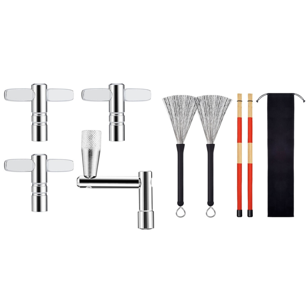 Drum Key 3-Pack with Continuous Motion Speed Key Drum Tuning Key
