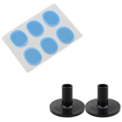 6pcs/set Snare Drum Mute Muffler Percussion Accessories(blue) 1