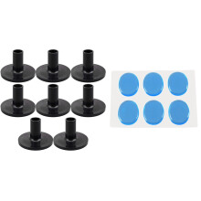 6pcs/set Snare Drum Mute Muffler Percussion Accessories(blue)