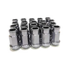 (M12x1.25-TITANIUM)Universal 20PCS D1 Spec Wheel Lug Nuts M12x1.5/1.25 Car Modified Aluminum Performance