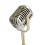 Vintage Desktop Microphone Prop Model with Adjustable Height,Gold 5
