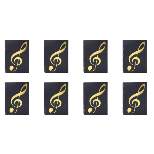 Sheet Music Folder, 60 Pages, Sheet Music/Holder, (Black)