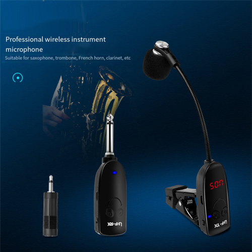 UHF Wireless Instruments Saxophone Microphone Wireless Receiver 2
