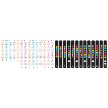 Piano Sticker Transparent Piano Keyboard Sticker 49/54/61/88 Key