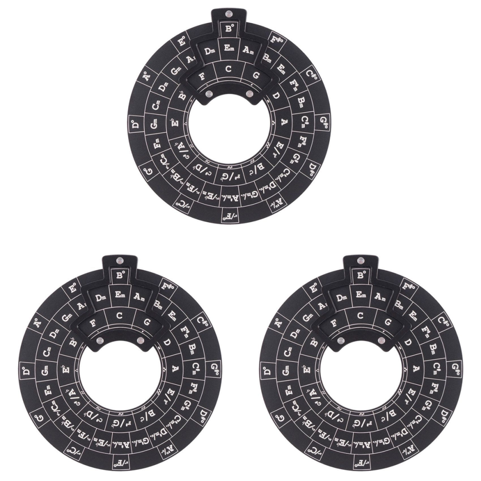Circle of Fifths Wheel Guitar Chord Wheel Wooden Melody Tool