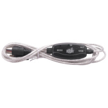 MIDI to USB Cable Connector PC to Synthesizer Music Keyboard Adapter
