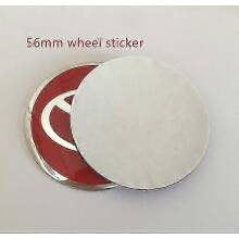 (56mm-Red)New 4pcs 56mm 60mm 65mm For Toyota Car Wheel Hub Center Cap Badge Covers Emblem Sticker Styling