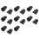 15Pcs Rubber Clip Ligature Protect Tip for Flute Accessories 7
