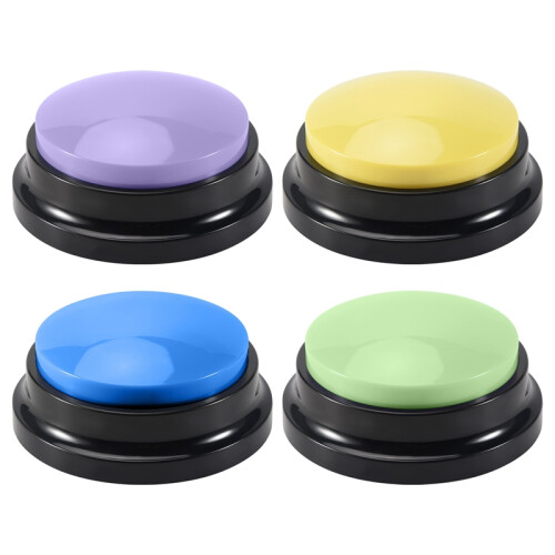 Recordable Dog Buttons, for Communication Pet Training Buzzer, 4PCS 2