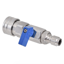 High Pressure Washer Ball Valve Kit 3/8 NPT Quick Connector