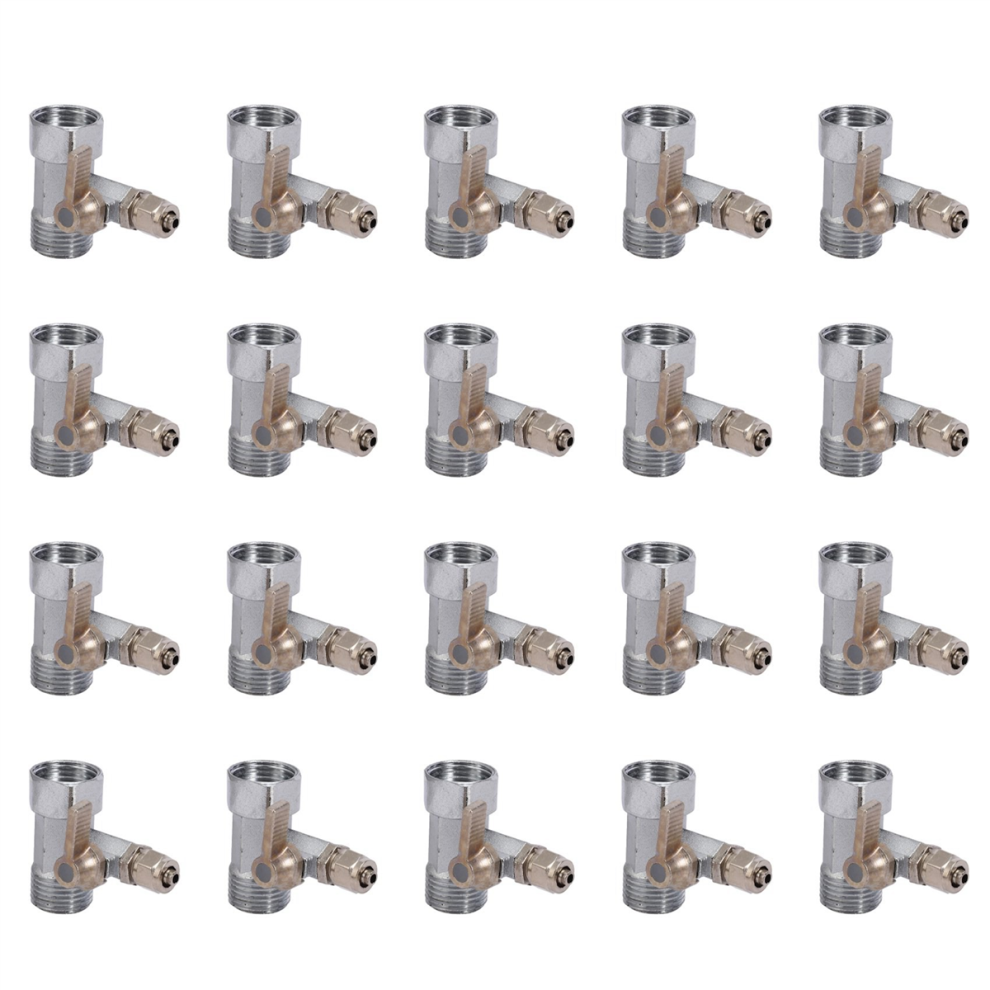 Ro Feed Water Adapter 1/2 Inch To 1/4 Inch Ball Valve Faucet Tap 4711191726650