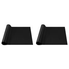 Reptile Mat for Leopard Gecko 18x72 Inch Black