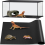 Reptile Mat for Leopard Gecko 18x72 Inch Black 2