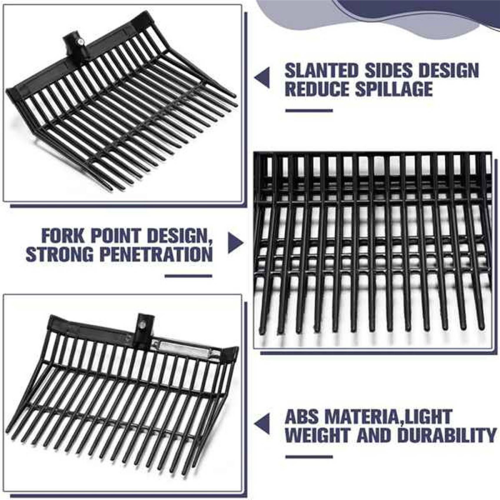 Manure Fork Replacement Head, Pitchfork Head, Horse Manure Rake, B 2
