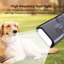 USB Rechargeable Dog Repeller with Dual Ultrasonic Emitter
