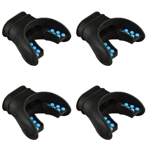 Snorkel Mouthpiece Regulator Universal Silicone Respirator Blue