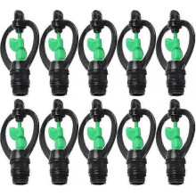 10pcs Plastic Sprinkler Nozzle G1/2in Spray Sprinkler Butterflies Rain Shaped Nozzle for Lawn Garden Greenhouse Agricultural Irrigation
