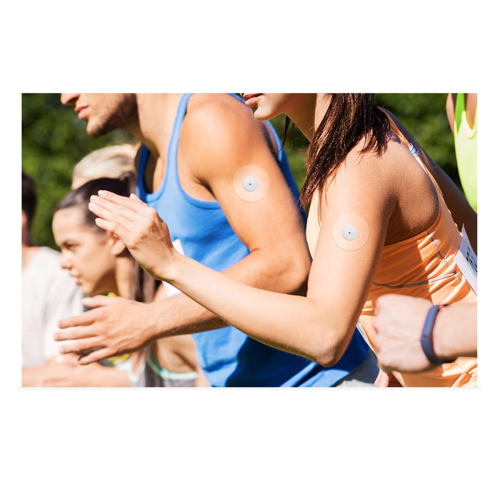 10 Silicon-Based Dynamic Patches Blood Glucose Sensor Stickers