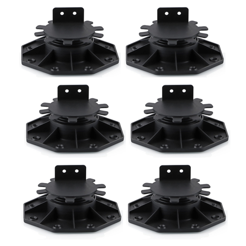 6 Pcs Joist Support Pedestals, Decking & Flooring Support Pedestal