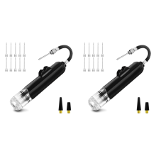 Basketball Ball Pump for Sports Balls with 10Pc Needles & 2Pc Nozzles