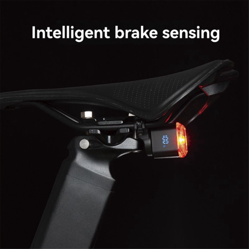 Bike Tail Light with LED Display Screen, Rear Bike Light 2