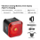 Bike Tail Light with LED Display Screen, Rear Bike Light 2