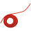 Tubing Exercise Rubber Resistance Band Elastic, Red 2.5M 2