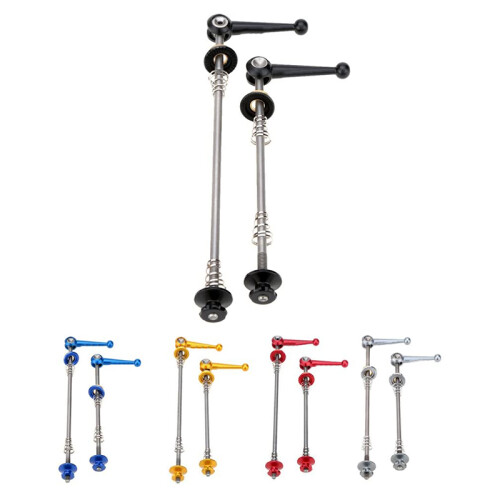 Titanium Quick Release Bicycle Skewers for Road Bike,Silver 2