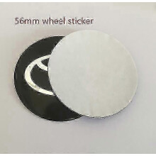 (56mm-Black)New 4pcs 56mm 60mm 65mm For Toyota Car Wheel Hub Center Cap Badge Covers Emblem Sticker