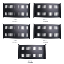 1U Server Rack Vented Cantilever Tray for 19In Network Equipment Rack