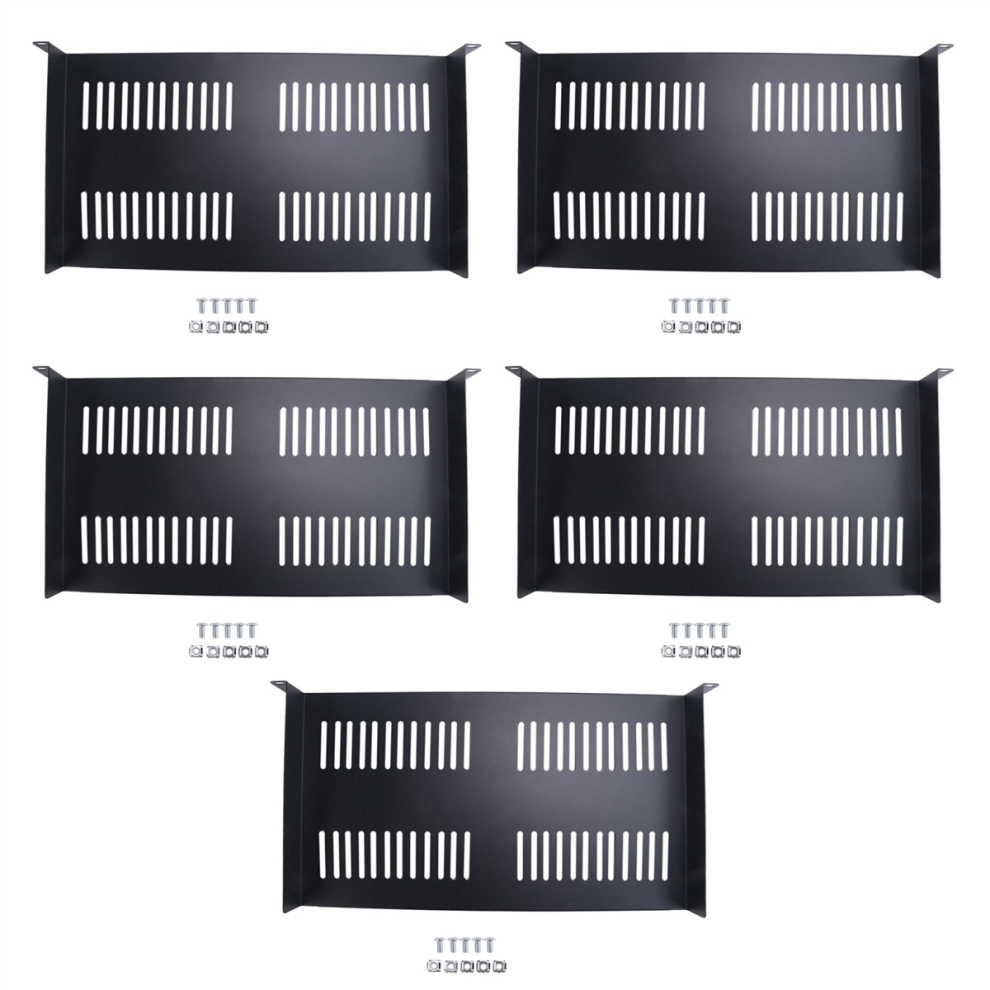 1U Server Rack Vented Cantilever Tray For 19In Network Equipment Rack 4711191758422