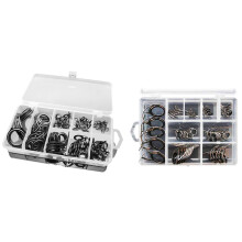 75Pcs/Lot Mixed Size Fishing Rod Guide Fishing Rod Set Repair Kit
