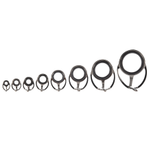 8 Pcs Fishing Rod Guide Oval Fishing Rod Eyes Guides Line Rings Kit