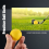 10pcs Yellow Soft Elastic Indoor Practice PU Golf Ball 3