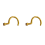 Billiard Table Cue Brass Hook Triangular Frame Stick Hook Pool Holder 1