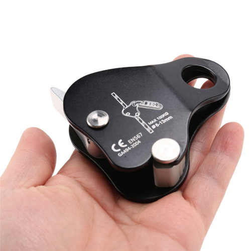 Rope Ascender,Self-Locking Rope Grip for Climbing 8-13MM,Black 1