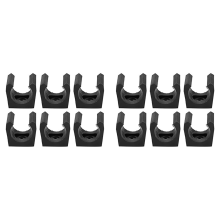 Pool Cue Clamp, Set of 6 Plastic Billiard Single Stand