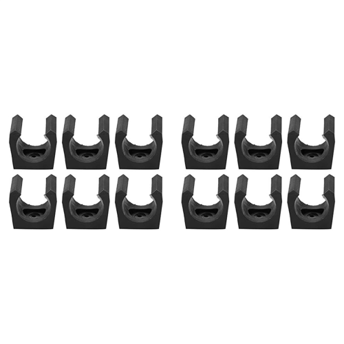 Pool Cue Clamp, Set of 6 Plastic Billiard Single Stand