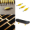 12 Pack Fingerboard Grip Tape Sticky Foam Sticker + Screwdriver Tool 7